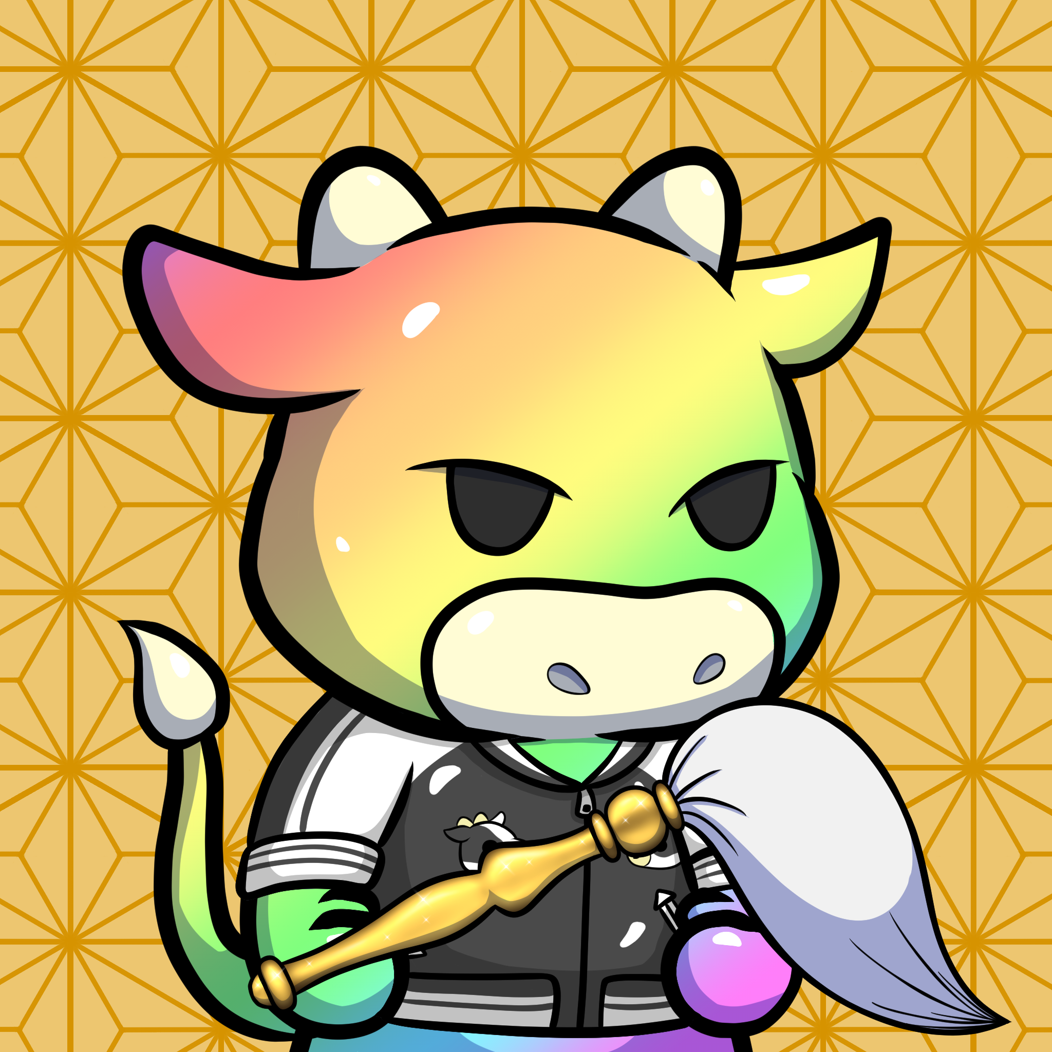 Ushiwaka-Rainbow #14594