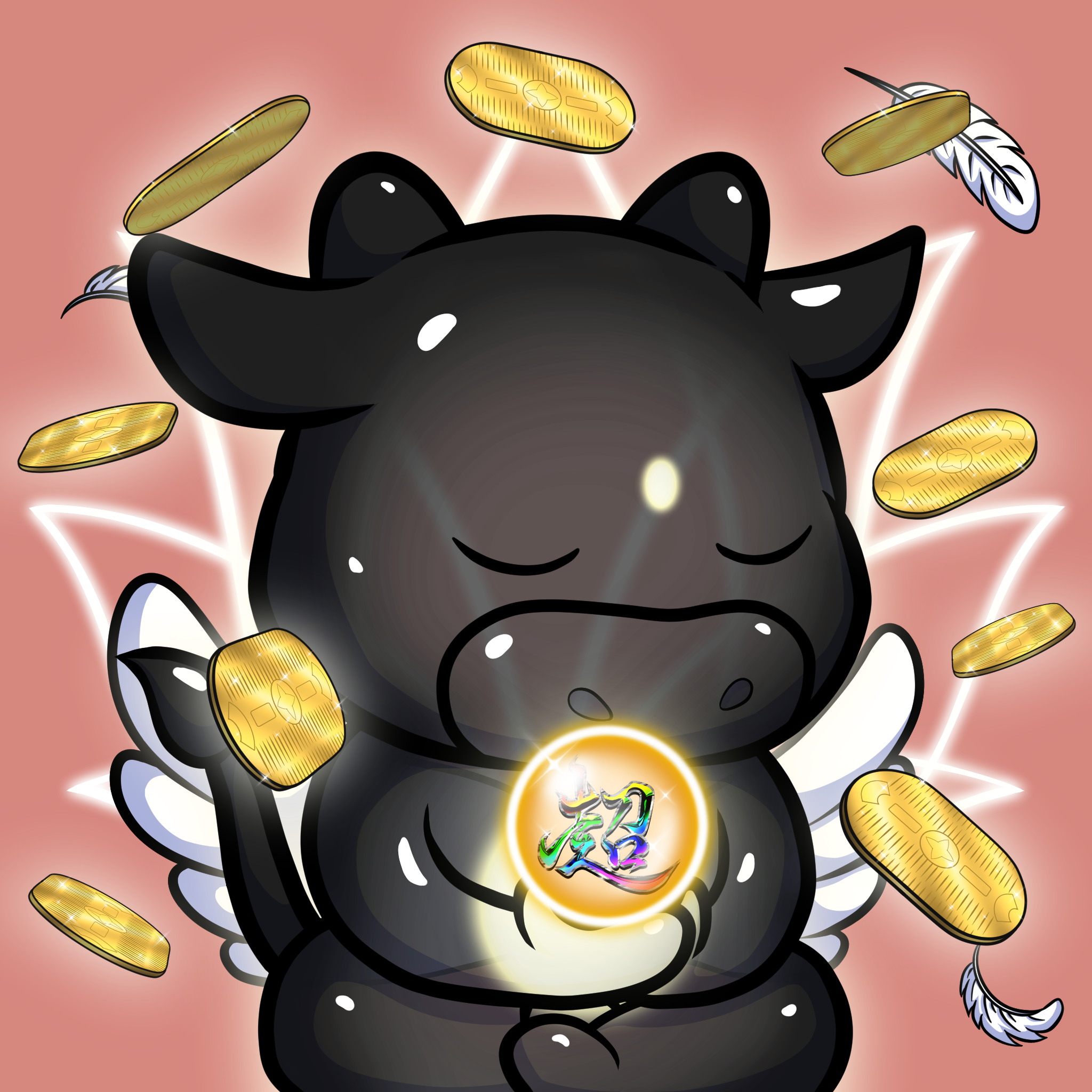 Ushiwaka-ZenBlack #18098