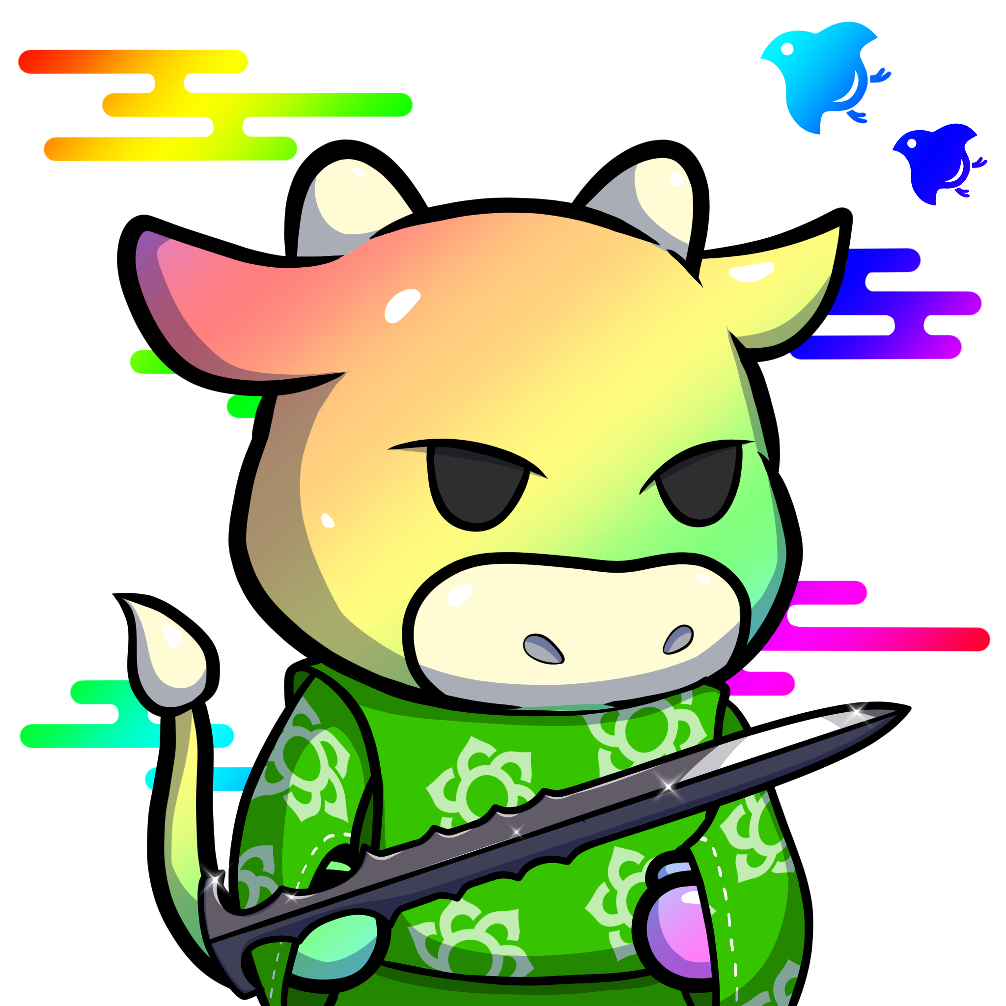 Ushiwaka-Rainbow #23414