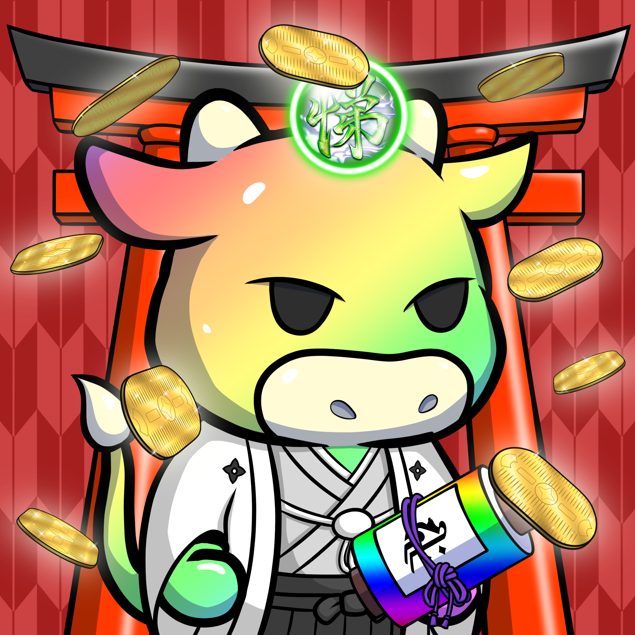 Ushiwaka-Rainbow #09110